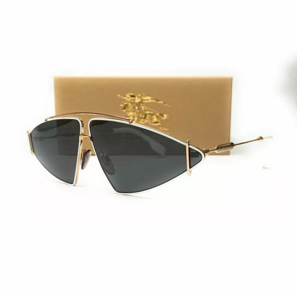 Burberry Men's Gold and Grey Sunglasses! - Picture 1 of 3